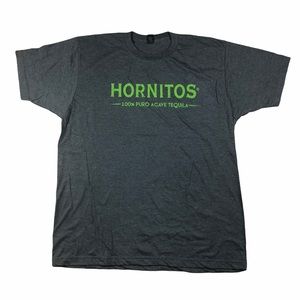 ☀️ NEW HORNITOS 100% Pure Agave Tequila Gray T